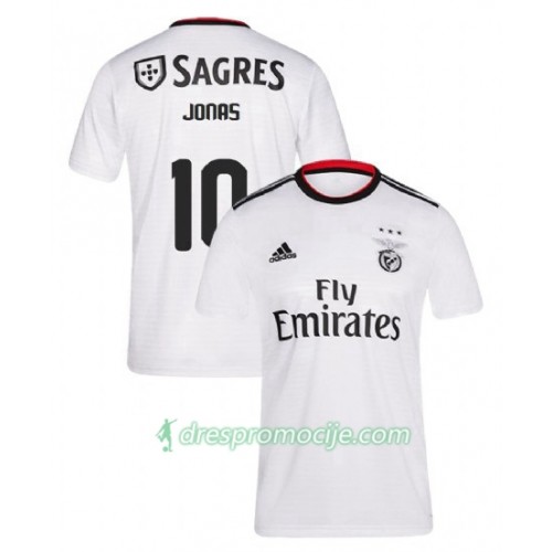 Benfica Dres Jonas 10 Gostujući 2018/19 Kratkih Rukava Benfica Dres Jonas 10 Gostujući 2018/19 Kratkih Rukava